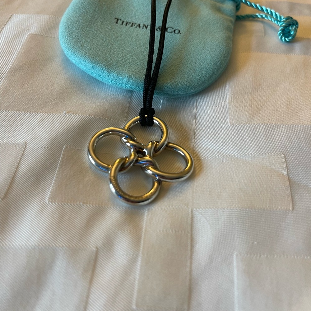 Rare Tiffany & Co Peretti Quadrofolio 925 necklace! - Picture 2 of 5